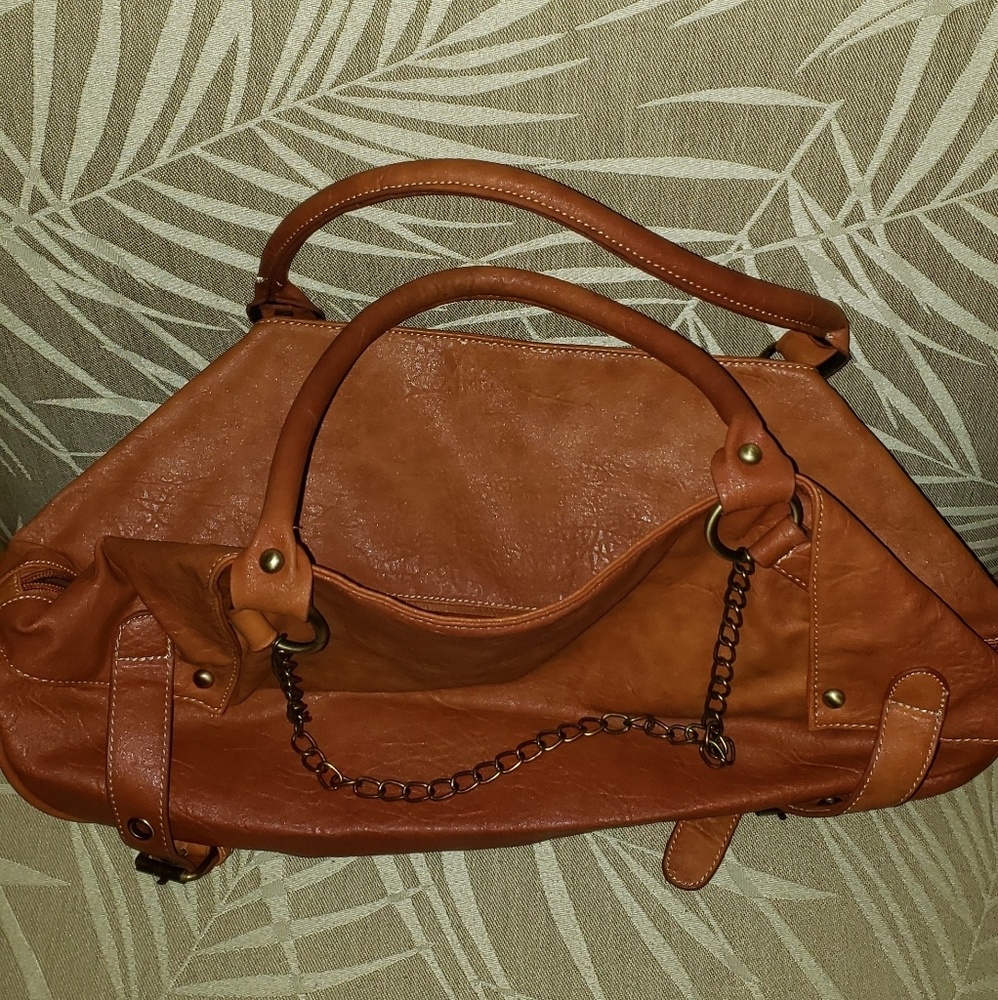 Camel color tote
